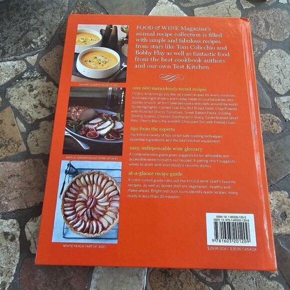Food & Wine Annual Cookbook 2010 Over 600 Recipes, Hardcover - Picture 2 of 5